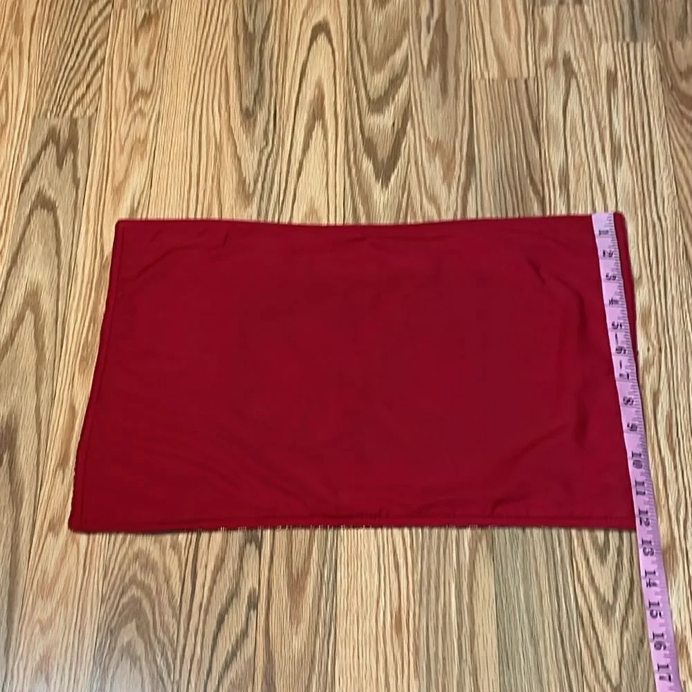 Cardinal Placemats, Vintage Christmas, set of 3, woven, Red Holiday, table mats